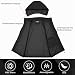 Modvibe Regenjacke Damen Wasserdicht Atmungsaktiv Regenmantel Damen Wasserdicht Outdoorjacke Windbreaker mit Abnehmbarer Kapuze Leichte Regenjacke Damen für Wandern Reisen