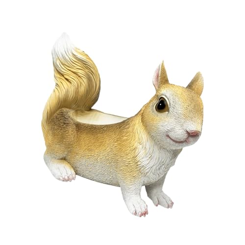 Récipient écureuil en résine, objet de décoration d'animaux maison