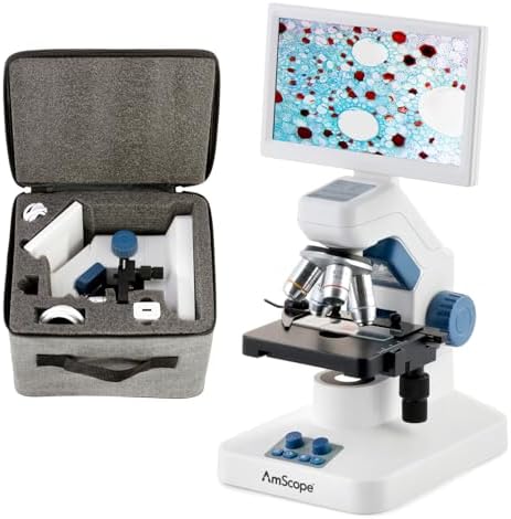 AmScope DM300HD Digital Microscope for & w/X-Y Stage Professional...