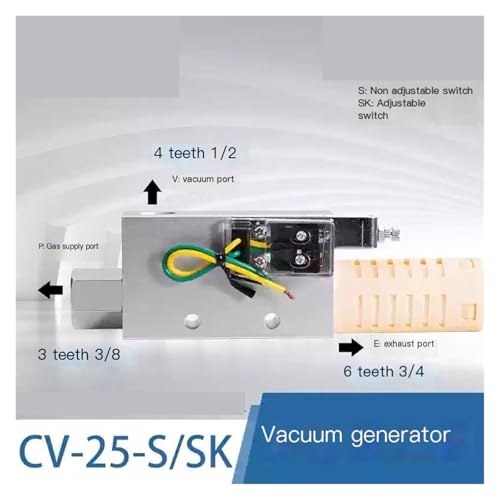 Générateur de vide CV10 haute performance pour manipulation par ventouse