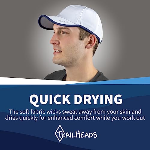 Image of TrailHeads Men's Running Hat with UV Protection | Quick Dry Sports Hats for Men | UPF 50 Hats | Summer Hats for Men