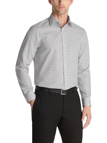 Calvin Klein Men's Dress Shirt Non Iron Stretch Slim Fit Check