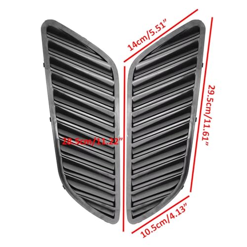 Capot ouïes d'aération noires pour BMW 3 Series E90 E91 E92 E93 kit complet