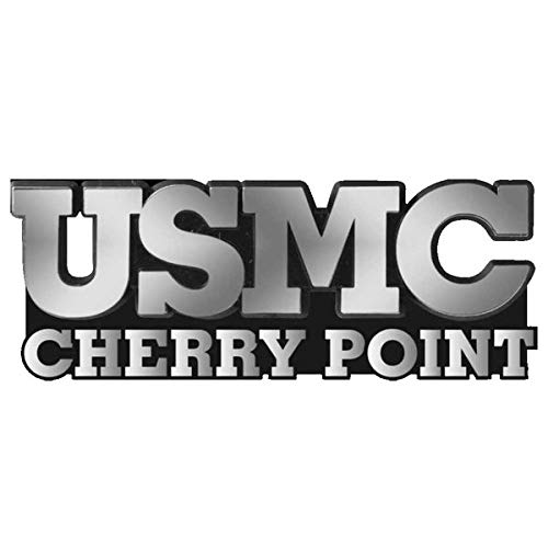 Accesorios de coche USMC emblema metálico adhesivo de la base militar Cherry Point