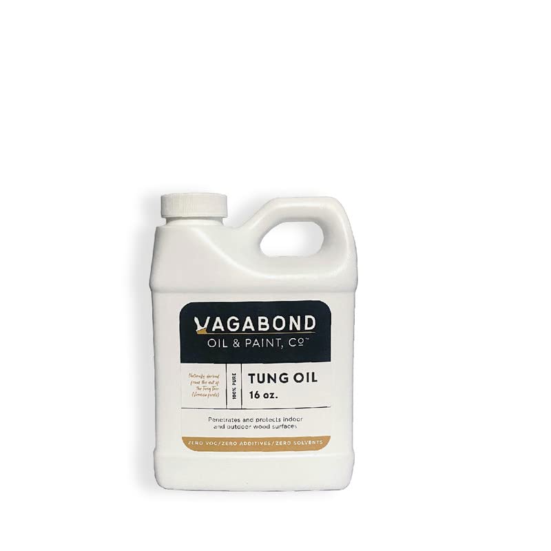 Buy Vagabond Oil & Paint Co. 100 Pure Tung Oil, Waterproof Natural