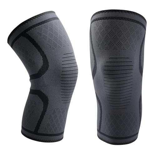 Kniebandage für Damen Männer 2 Stück Sport Bandage Knie mit Kompression für Laufen Basketball, Knieschoner Atmungsaktiv & Rutschfest, Kniestütze Knee Brace für Schmerzlinderung und Gelenkstützung (XL) Kniebandage für Damen Männer 2 Stück Sport Bandage Knie mit Kompression für Laufen Basketball, Knieschoner Atmungsaktiv & Rutschfest, Kniestütze Knee Brace für Schmerzlinderung und Gelenkstützung (XL)