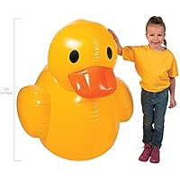 Amazon.com: Giant Inflatable Rubber Duck (4 feet) : Toys & Games