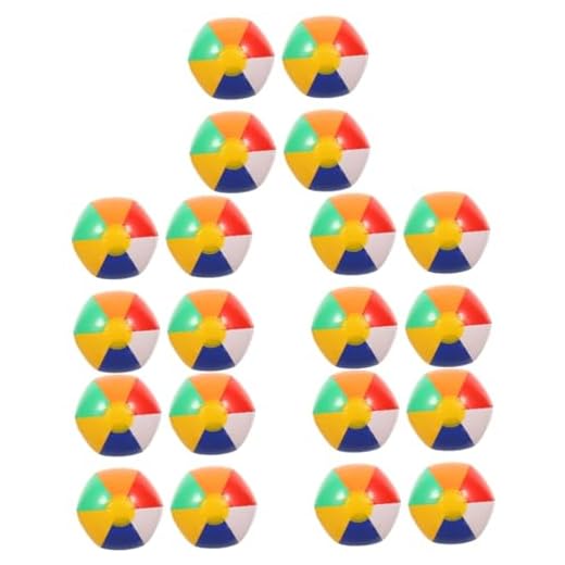 20 Unidades Bola De Praia Explosão Inflável Piscina Para Crianças Água Inflável Bolas De Praia Para Crianças Explodir Praia Pólo Aquático Pvc Ar Livre Festa Na Piscina