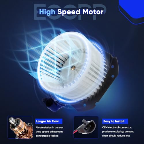 Image of ECCPP 700151 Blower Motor Fit for Ford Explorer 1991-1994 /Ranger 1983-1994 /1984-1990 85 86 87 88 89 Ford Bronco II AC Blower Motor HVAC Heater Automotive Replacement 700151, F47Z19805A, 15-80093,PM285