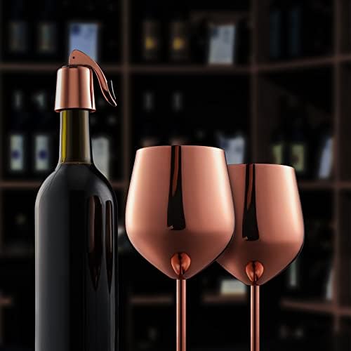 Wotor Rose Gold Wine Glasses Set Of 2 thumb #1