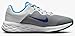 NIKE Boy's Revolution 6 Sneaker, Cool Grey/Pure Platinum/Blue, 4 Big Kid