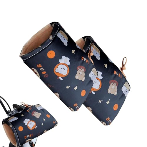 Manoplas de invierno para manillar, resistentes al viento, para protección contra el clima frío, accesorios cómodos, fundas térmicas gruesas para ciclismo, equitación, , hombres y mujeres