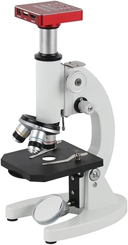 Miniatura 6 de BAHCCE Diapositivas de microscopio de laboratorio 40X 100X 400X 64X160X 640X Biológico Monocular Microscopio Piezas de Microscopio (Color HDMI VGA)