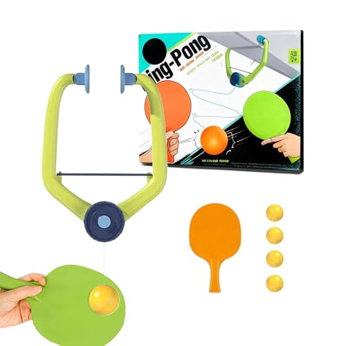 Jeu de tennis de table sur porte et jouet d'entraînement de pong ajustable pour enfant et adulte