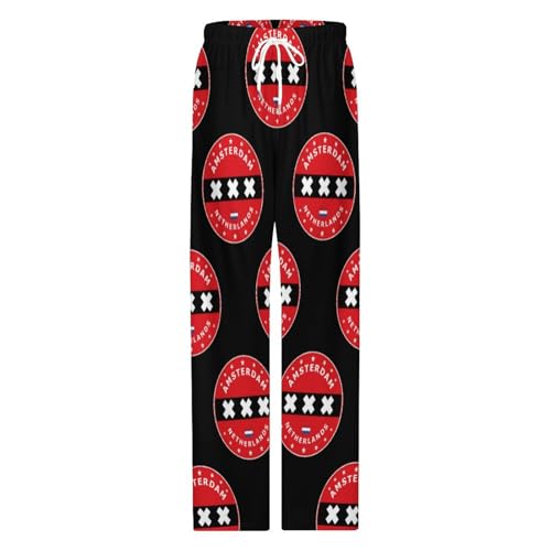 Purple Peacock Tail Feathers Pajama Pants Drawstring Wide Leg Slacks Pants with Pockets for Men And Women4