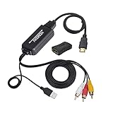 J-Wonlyus HDMI to RCA変換ケーブル HDMI to AVコンバータデジタル 3RCA/AV 変換ケーブル TV/HDTV/PC/DVD/Blu-ray Player/PAL/NTSCテレビ/AVコンバータ コンポジットケーブル