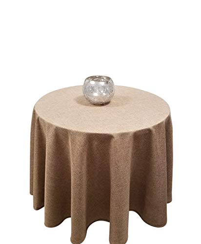 HOMCHIC Table Cloth, Linen Look, Spill Proof, Washable, Specially Treated Polyester, Easy Care