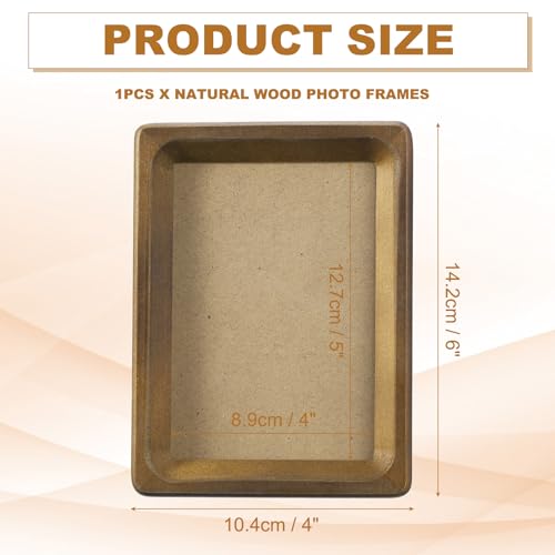 Cadre photo en bois stable pour protéger vos petits formats