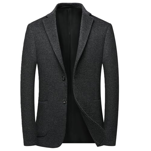 Blazer décontracté pour homme en laine idéal pour le bureau