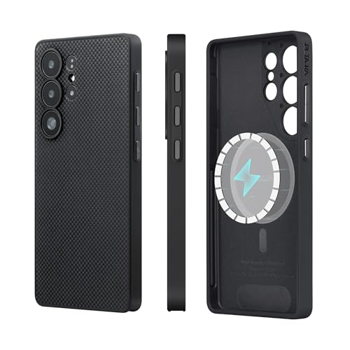 Amazon.co.jp: 【全面保護-NFCボタン付き】PITAKA Galaxy S25 Ultra