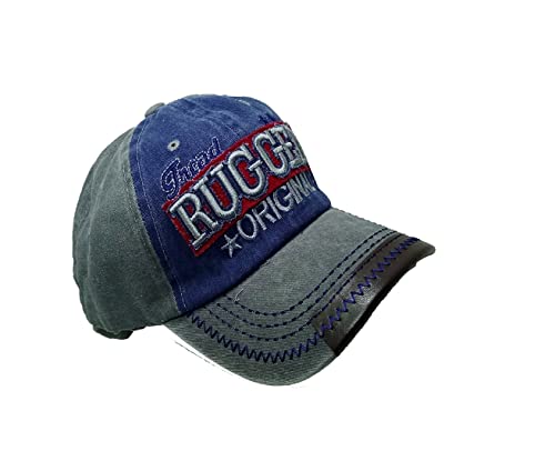 Image of Adjustable Soft Cotton Denim Cap for Men Women Baseball Vintage Washed Distressed Hats Adjustable Stylish Cap Regular Fitted