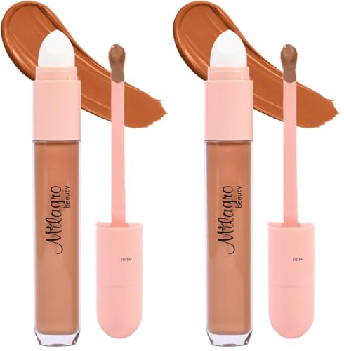 Image of Milagro Beauty Premium Wizard Concealer (6 ml) | Full Coverage, Matte & Poreless, Easily Blendable | Longlasting Creaseless Formula Covers Dark Spots | Highlighting & Contouring | All Skin Type (Orange Corrector)