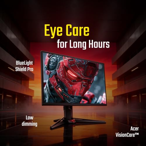 Image of Acer Nitro XV270K V2 27 Inch 4K UHD IPS Gaming Monitor | 144Hz | DFR FHD 288Hz | 1ms VRB | HDR10 | 99% sRGB | AMD FreeSync Premium | Ergo Stand | HDMI 2.1 | DisplayPort | Smart Dial | Eye Care