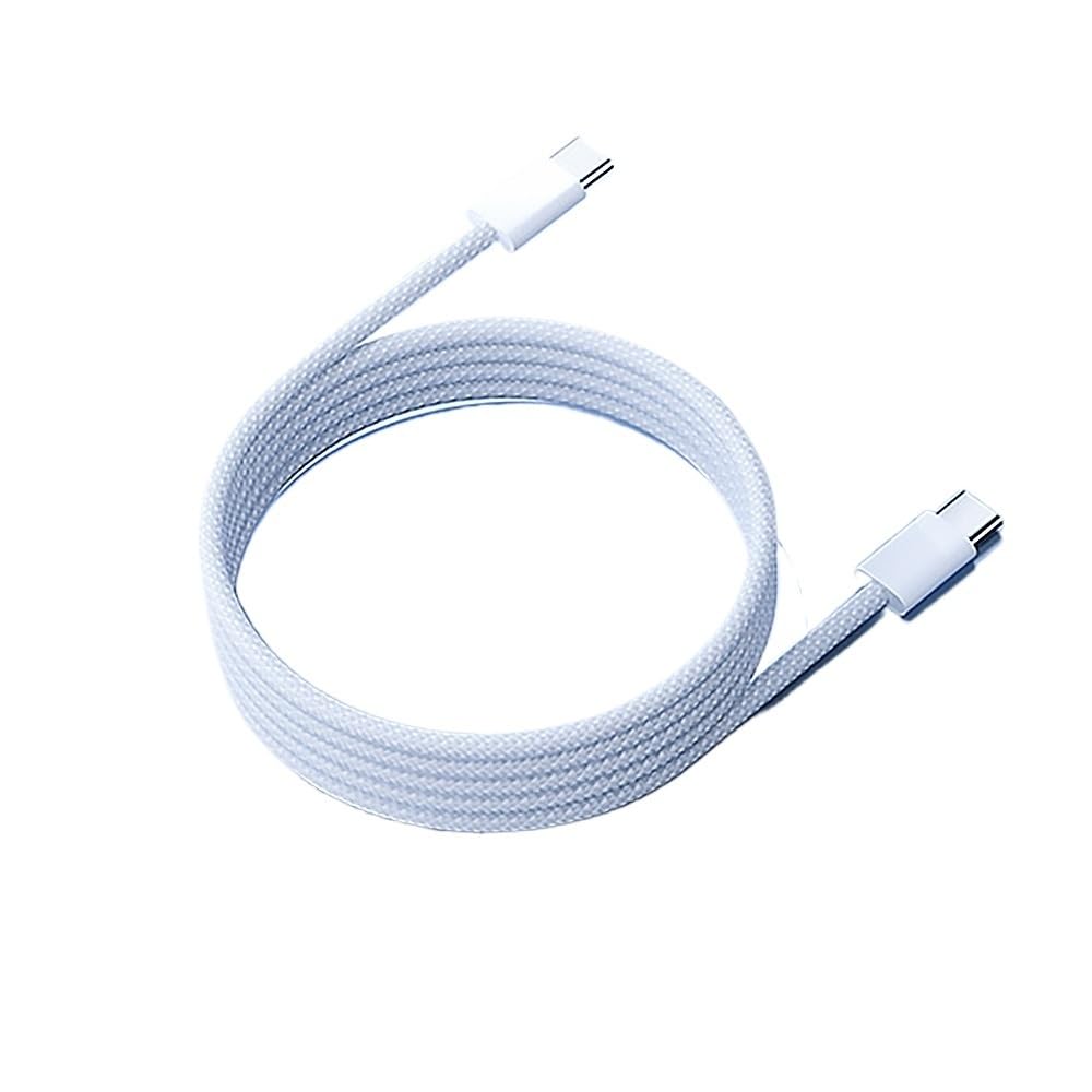 Cavo di ricarica rapida PD USB-C a tipo C da 60 W per cavo dati di tipo C intrecciato durevole (viola, 2 m)