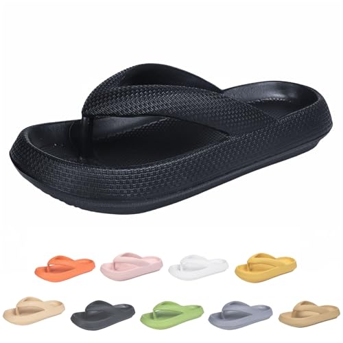 Cloudies EVA Lightweight Flip Flops for Women & Men | Non-Slip Beach Slides with CloudSoft Cushion | Quick-Dry Odor-Free
