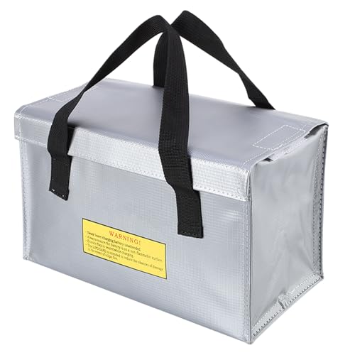 Sac de sécurité pour Batterie – Sac de Stockage de Puissance de démarrage Ignifuge et antidéflagrant, Protecteur de Stockage de Batterie | Boîtes de sécurité Portables pour Le Transport, Pochette