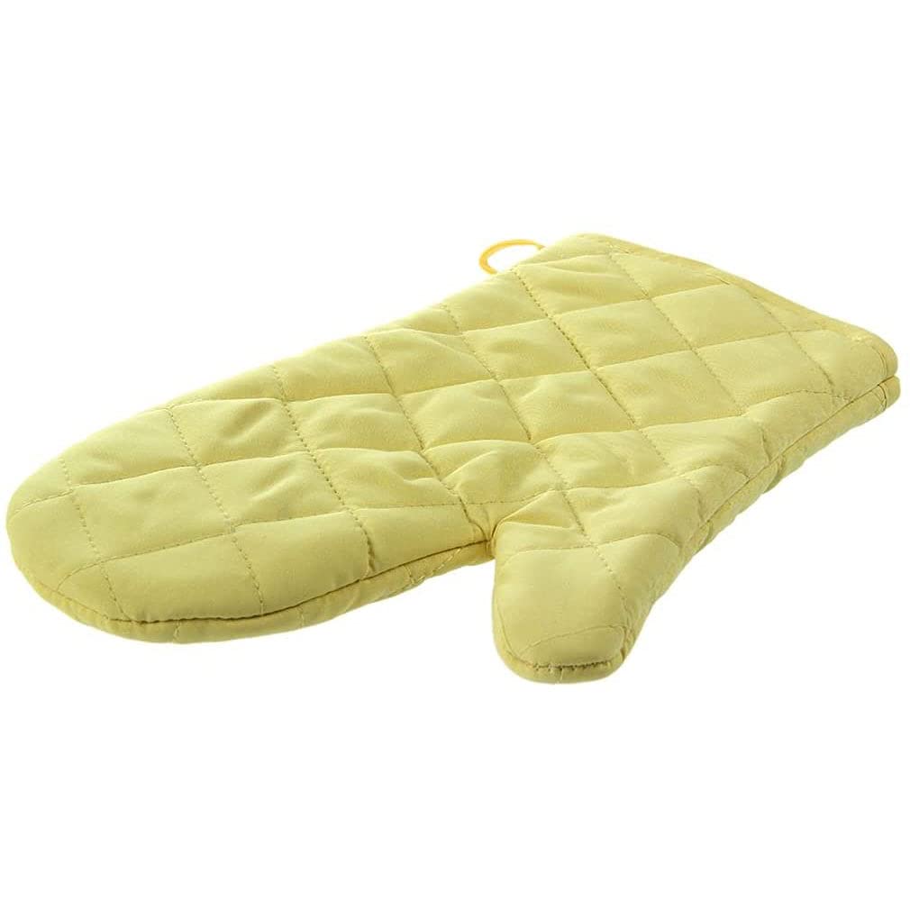 Deux Gants en Coton pour Four À Micro-Ondes Peuvent Être Lavés des Mains De Protection Jaunes Résistantes La Chaleur l'usure Et Aux Brûlures