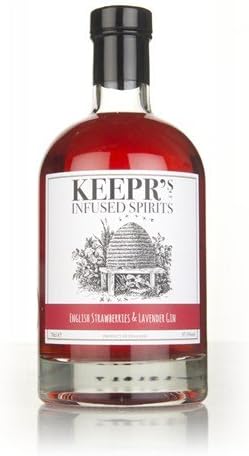 Keepr's Honey Gin - Gin Infused with British Strawberry, Lavender & Honey - 37.5% ABV, 70cl Bottle