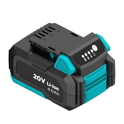 MightyMow Battery Pack 4.0Ah, 20V Replacement Lithium Batteries Power Tools and Outdoor Equipment