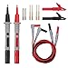 Proster 12 in 1 Multimeter Probe Test Lead Kit with Alligator Clips Replaceable Automotive Multimeter Leads Clamp Meter Leads Electronic Multimeter Test Leads