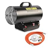 Gasheizgebläse Leistung: 10 KW, empfohlene Fläche: 150 m², Gasverbrauch: 0.73 Kg/h, Spannung: 220-240V 50HZ.