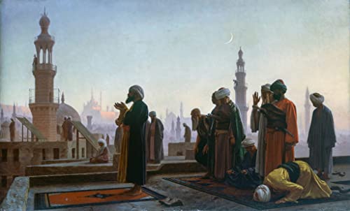 Tableau Prière au Caire poster Jean Léon Gérôme 60x90cm