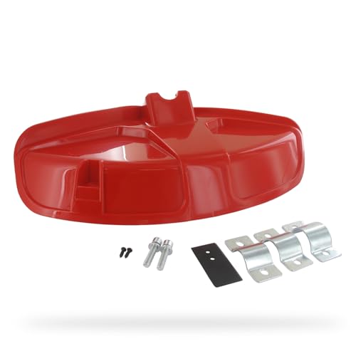 UNIVERSEL - Carter Protection En Résine pour Débroussailleuse - Carter de Protection Universel avec Inserts de Réduction + Coupe-fil