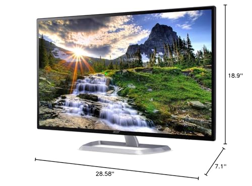 Image of acer EB321HQU Cbidpx 31.5 inch WQHD (2560 x 1440) IPS Monitor (Display Port, HDMI & DVI Port),Black
