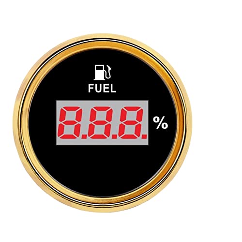 52 ミリメートルデジタル燃料レベルゲージ 240 ? 33 オーム油液体タンク燃料レベルインジケータ 0 ? 190 オーム燃料ゲージ 9 ? 32 V 車マリンボート ボート車トラック用(BG-240-33 ohm)