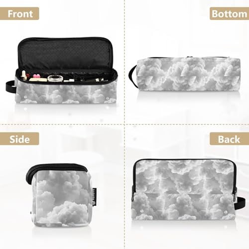 Bolsa de viaje resistente al calor Smoke Marble para herramientas de cabello y accesorios organizadores portátiles miniatura 5