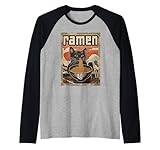 Photo Gallery giappone anime fan otaku ramen amante gatti zuppa di noodle maglia con maniche raglan Photo Gallery giappone anime fan otaku ramen amante gatti zuppa di noodle maglia con maniche raglan
