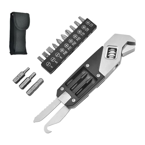 Image of LICHTSPortable Wrench with Storage Bag Stainless Steel Wrench for Home Use Camping|Home & Garden | Tools | Hand Tools | Wrenches | Adjustable Wrenches
