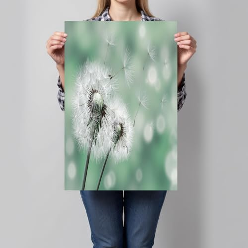 Impression sur toile vert clair 60x90 cm pour illuminer vos murs sans cadre