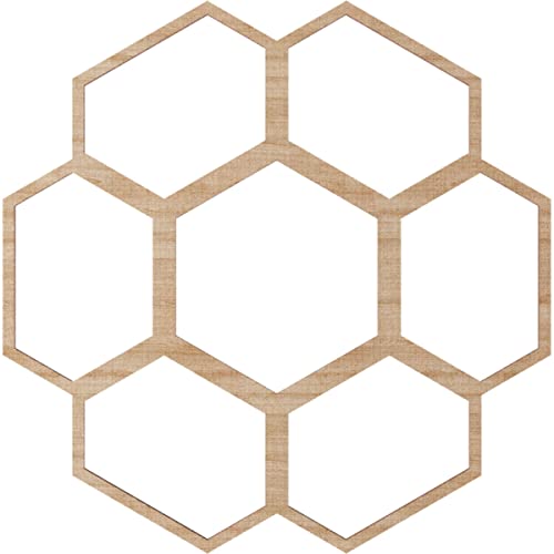 Image of Ekena Millwork 22 inchOD x 7 3 /4 inchID x 3 /8 inchT Florin Wood Fretwork Pierced Ceiling Medallion, Alder