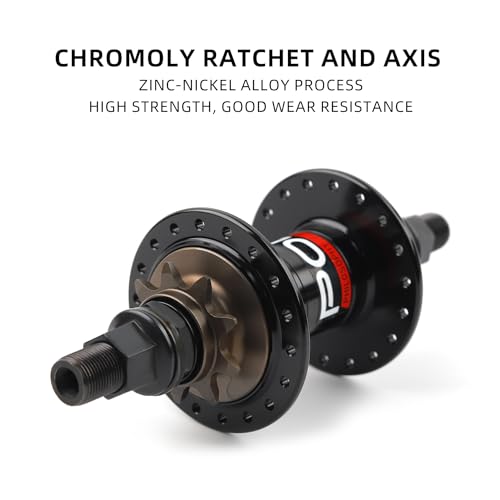 POLSO BH-015 BMX Hub 9T 14G X 36H 4 Pawls 88 Sounds 5 Bearings BMX Hub Bicycle Parts Bike Accessories (Rear hub)