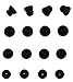 ALXCD Ear Tip for Tour2 Beats Tour Earphone, 8 Pair SML & Double Flange Durable Soft Silicone Replacement Ear Bud Eartip, Fit for Beats Tour Tour 2 Earphone [8 Pair] (Black)