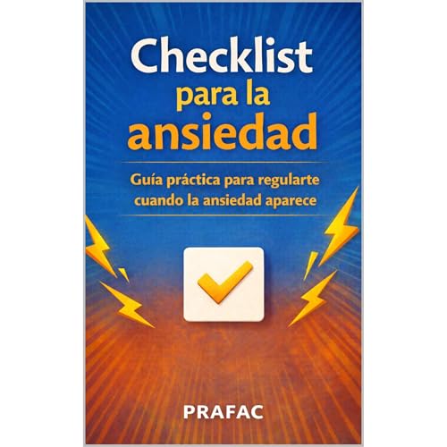 Checklist para la ansiedad Audiolibro Por PRAFAC arte de portada