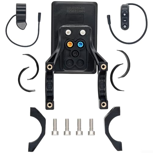 Generisch Pantalla LCD a color Dashboard para Kugoo E-Scooter con palanca de gas, resistente al agua, conector de 3/4/6 pines, carcasa ABS, instrumento de repuesto para scooters eléctricos y