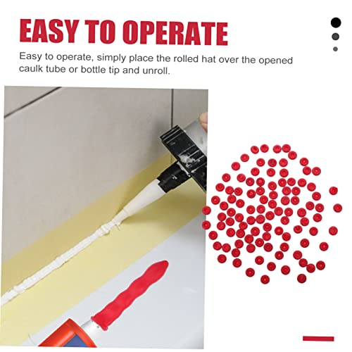 DOITOOL 50pcs Caulking Tube Cap Sealer Saver Protective miniatura 6
