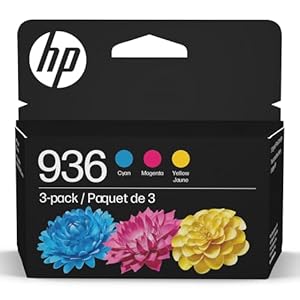 HP 936 cartuchos de tinta de rendimiento estándar cian/magenta/amarillo, 3 unidades (6C3Z3LN)